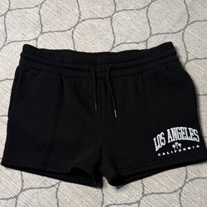 Rosio Black Los Angeles Athletic Shorts